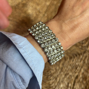 Large Rhinestone Bracelet