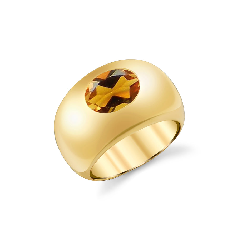 The Cupola Ring - 14k Yellow Gold Vermeil